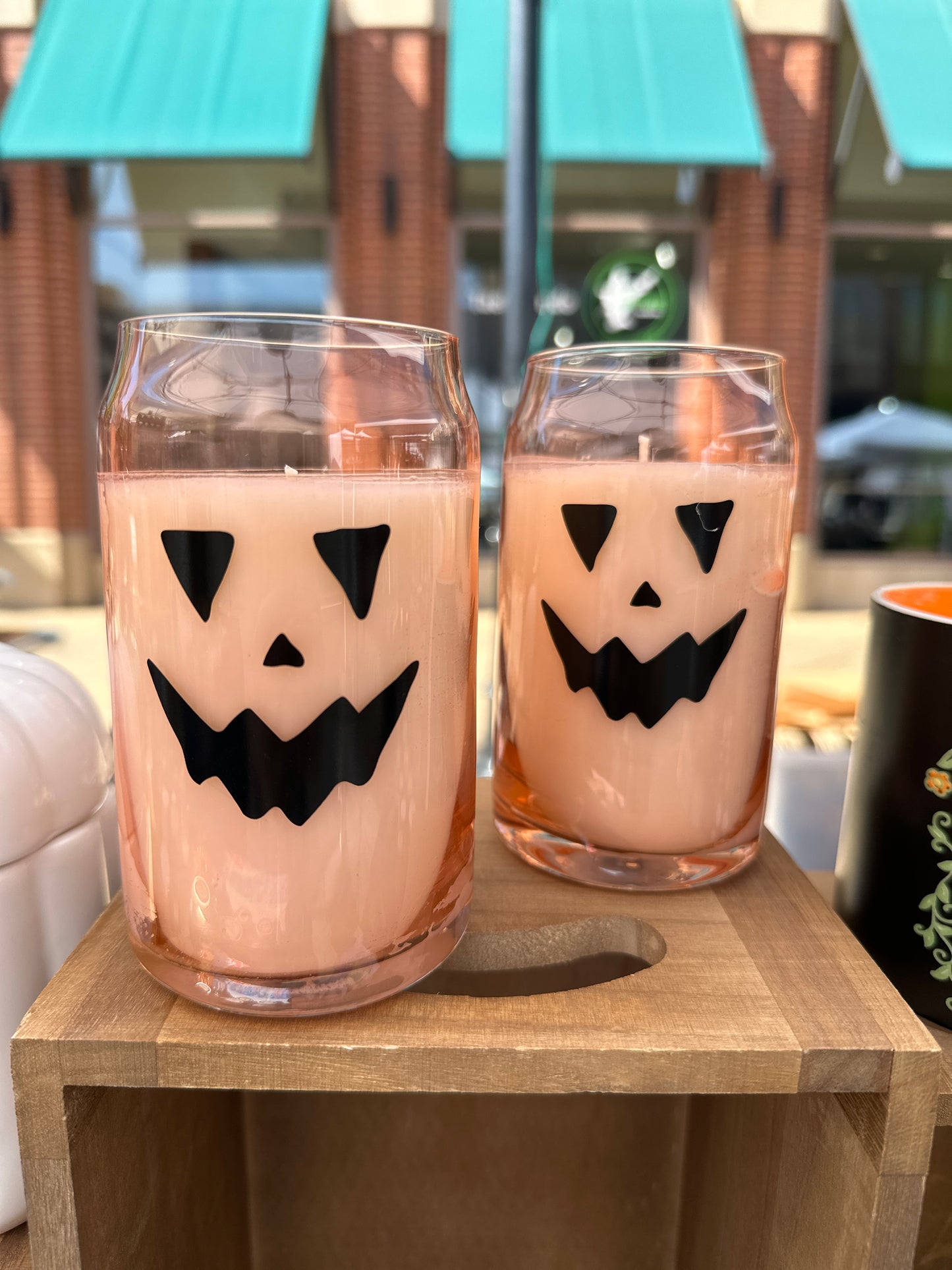 Jack-O-Lantern candle